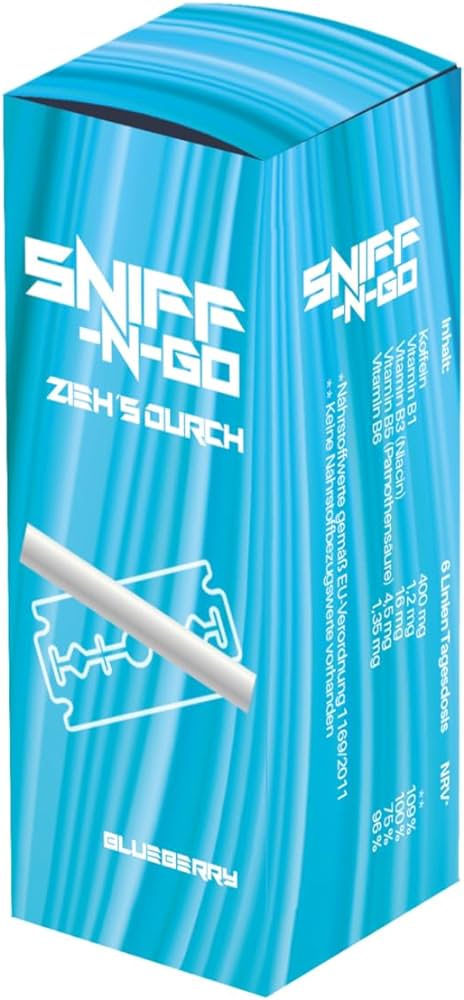 Sniff-N-Go Blaubeere 10 Gramm, Energy, Geschmacks-Boosts zum Schnuppern