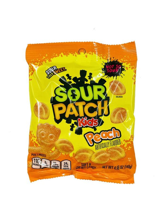 Sour Patch Kids Peach Bag 140g, Fruchtgummi, USA