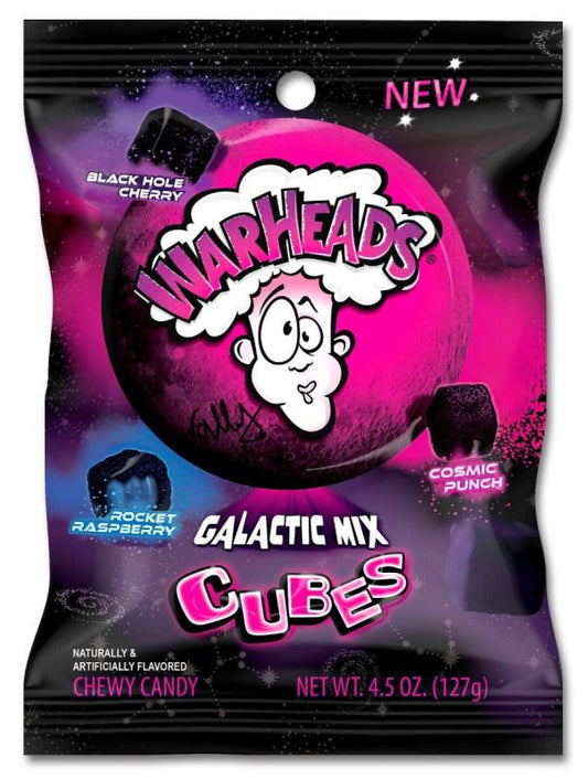 Warheads Galactic Mix Cubes 127g, Fruchtgummi, USA