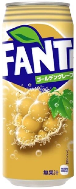 Fanta Golden Grape Japan 500ml, Erfrischungsgetränk, Limonade