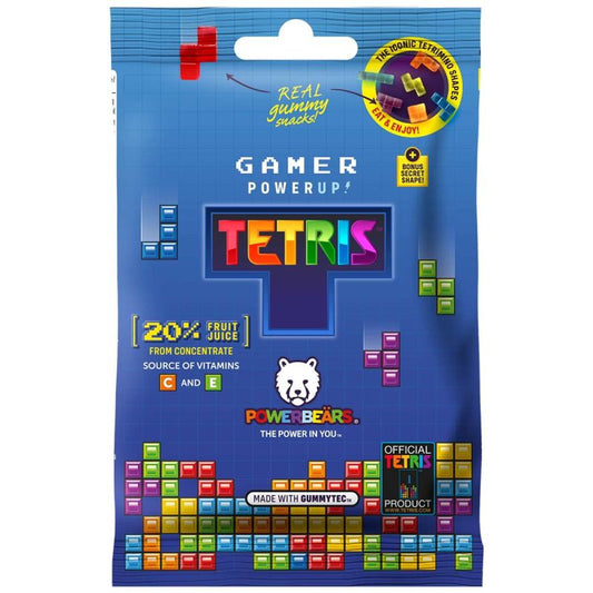 Powerbeärs Gamer PowerUp Tetris 50g, Fruchtgummi
