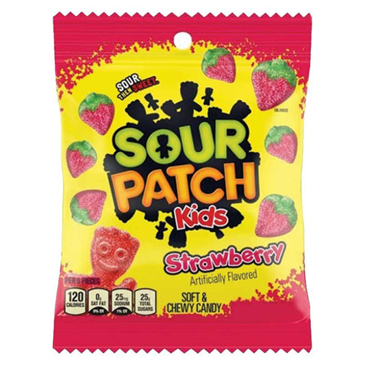 Sour Patch Kids Strawberry 102g, Fruchtgummi, USA
