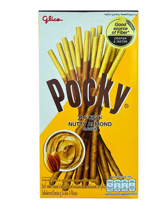 Pocky Almond 43.5g, chocolate sticks, Japanese 