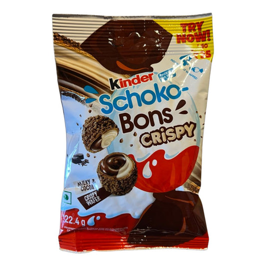 Ferrero Kinder Schoko Bons Chrispy 50x 22,4g, Schokolade, Creamy, Chrispy