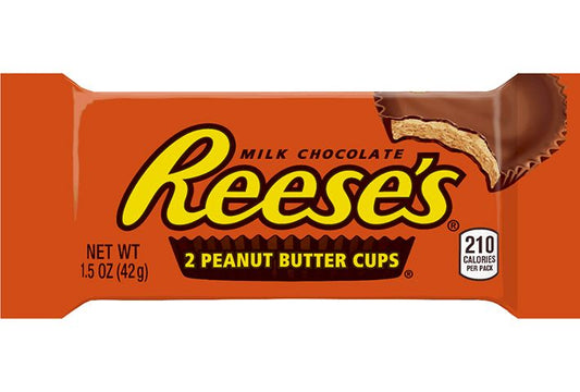 Reese's Cups 2 Peanut Butter 42g, peanut butter, peanut butter 